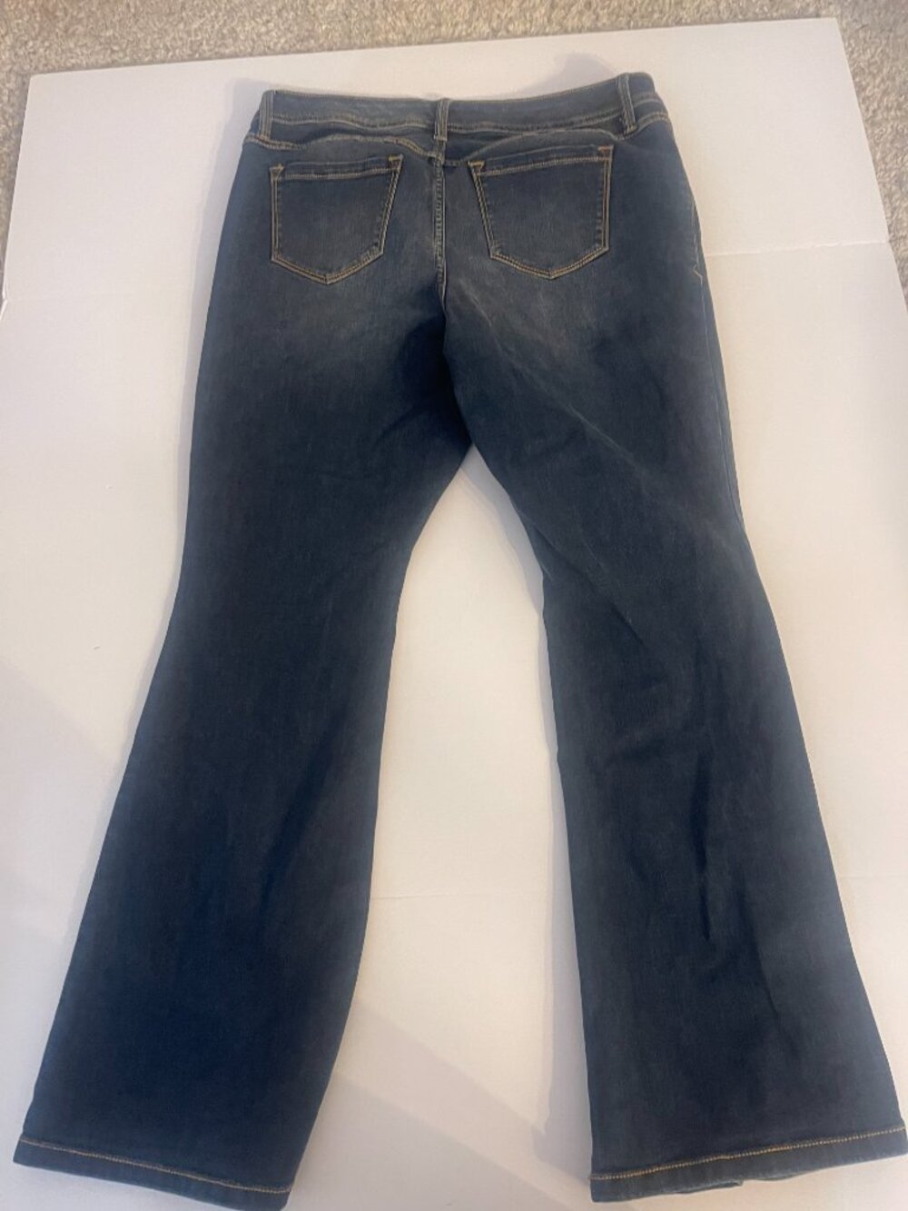 Torrid Luxe Slim Boot Super Stretch Jeans Size 16R Dark Wash - Picture 2 of 8